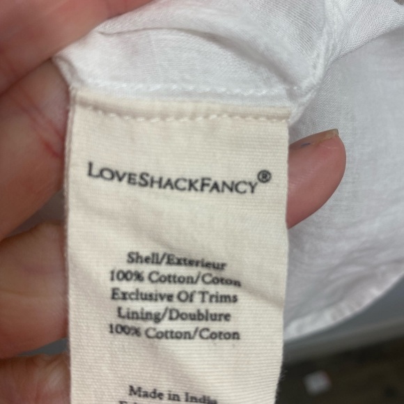 Loveshackfancy Thressey Eyelet-Embroidered Minidress NWT - Picture 6 of 14